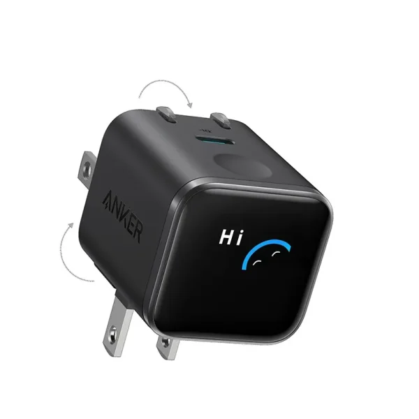شارژر دیواری انکر 45 وات مدل A121D  با نمایشگر هوشمند Anker Nano Charger 45W, Smart Display,