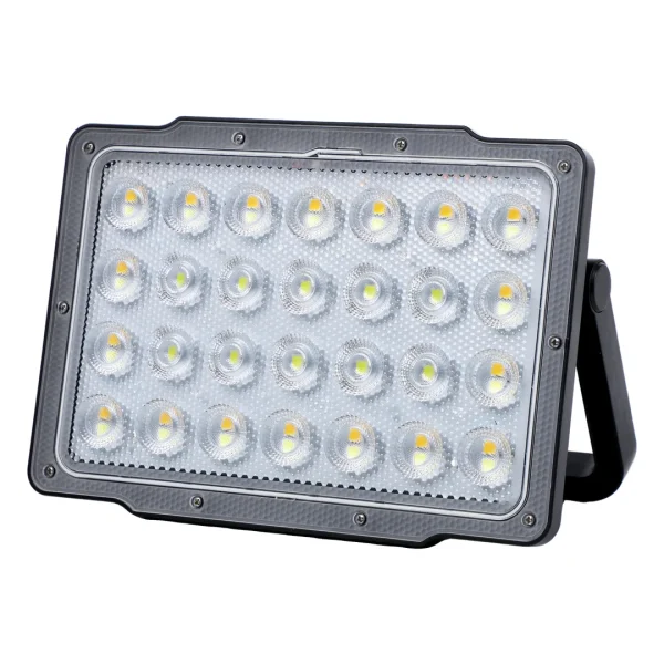 پروژکتور خورشیدی 59 LED با باتری 7200 میلی آمپر ساعت 1400 لومن گرین لاین(GNFL14SOLLGBK)Green Lion Solar Flood Light with 7200mAh Battery & 59 LED Beads