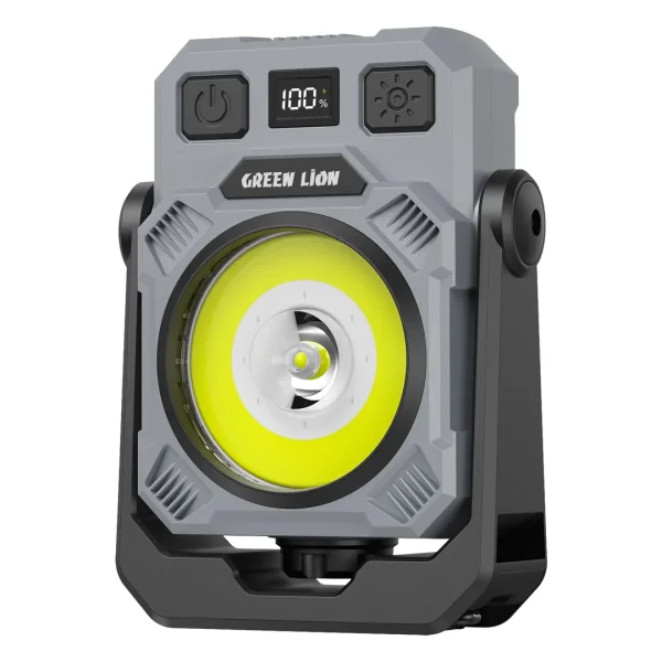 چراغ شارژی گیره دار کوچک 1000 لومن گرین لاین(GNWL50MWLTBK)Green Lion Mini LED Rechargeable & Dual Color Light - Black