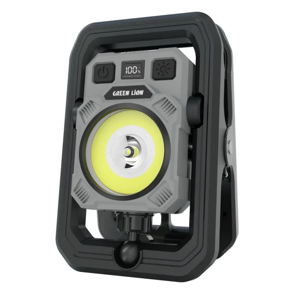 چراغ شارژی گیره دار کوچک 900 لومن گرین لاین(GNWL51MWLTBK)Green Lion Mini Clip LED Rechargeable & Dual Color Light - Black