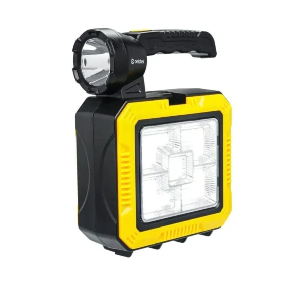 چراغ قوه و جعبه ابزار چندکاره با شارژر خورشیدی جی بی کیو (K831072) JBQ Ultra Lite Multifunctional LED Searchlight